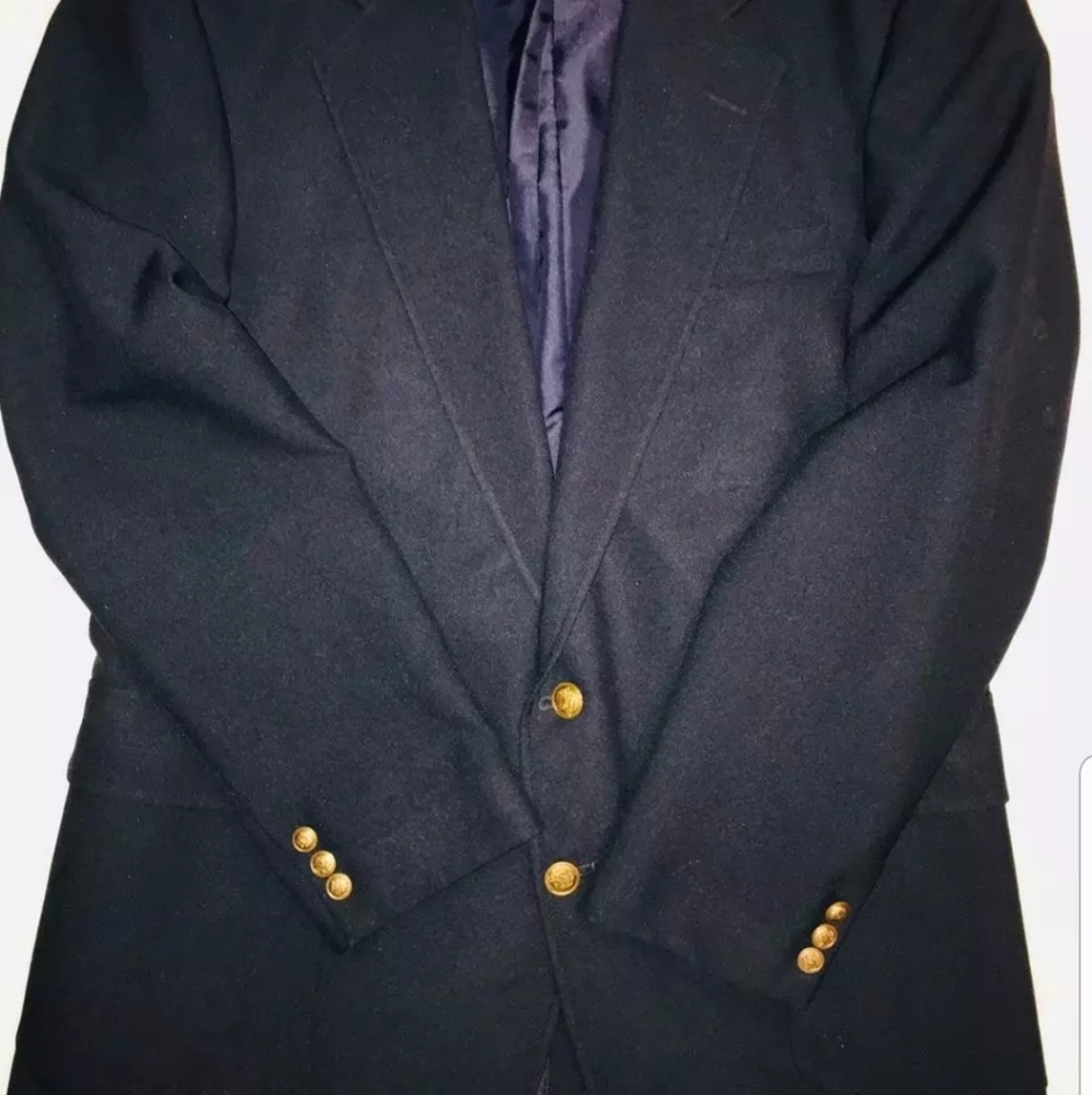 Navy Blue Haggar Sport Coat size 42